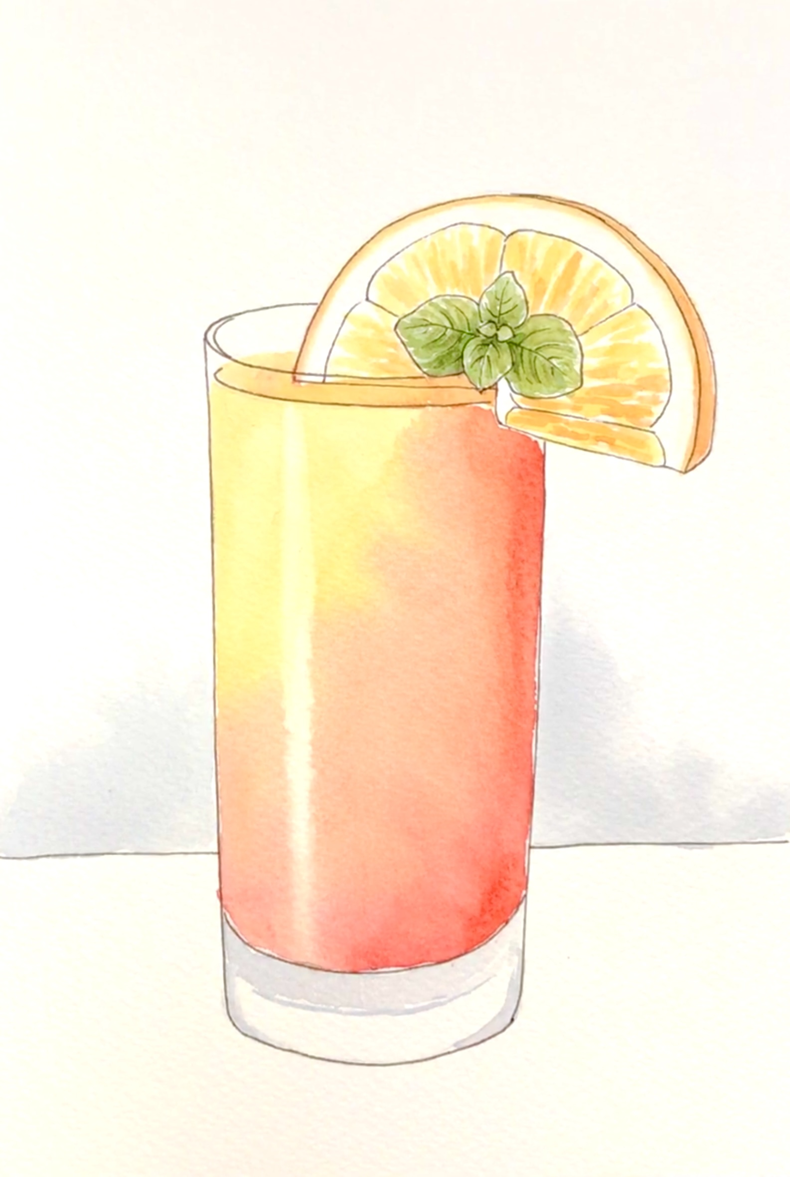 Aquarell (Lea Joos): Cocktail